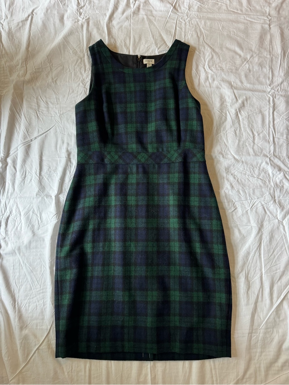J Crew Factory Plaid Suit Dress